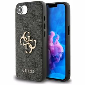 GUESS ümbris jaoks IPHONE 16e (SE 4 2025) GUHCPSE44GMGGR (4G PU Big Logo) must