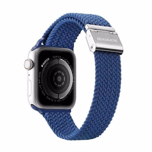 DUX DUCIS strap MIXTURE PRO stretchable braided jaoks Apple Watch 38 / 40 / 41 mm sinine