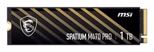 MSI Spatium M470 PRO PCIe 4.0 NVMe M.2 1TB 3D NAND SSD
