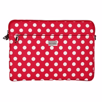 Wonder Sleeve Laptop 15-16 inches punane polka-dot