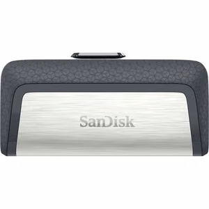 Sandisk Ultra Dual Drive USB Type-C USB flash drive 32 GB USB Type-A / USB Type-C 3.2 Gen 1 (3.1 Gen 1) must,hõbedane