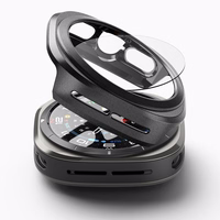 Ringke Slim & Karastatud klaas Ümbris + Glass Set jaoks Samsung Galaxy Watch Ultra 47mm - must