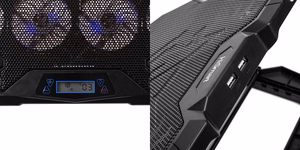Laptop Cooling Pad HISMART koos 5 Adjustment Positions