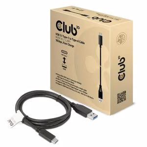 Club3D USB-C USB3.1 kaabel 1m M/M CAC-1523