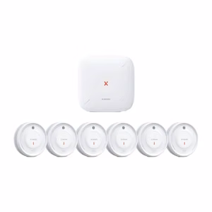 X-SENSE XS0D-MR61 komplekt: 6 suitsuandurit ja SBS50 tugijaam