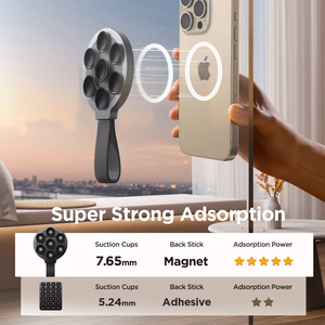 Joyroom JR-ZS393 magnetic phone hoidja koos suction cups - must