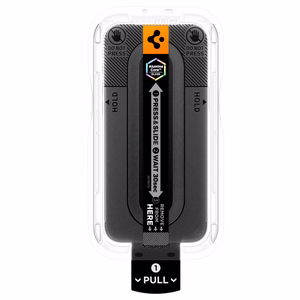 Spigen Glas.tR EZ Fit Pro HD AC privaatsusfiltriga karastatud kaitseklaas mudelile iPhone 18 Pro