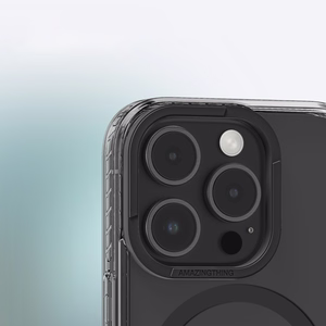 AmazingThing Titan Pro Mag Ümbris with Magnetic Ring jaoks iPhone 16 Pro - Must
