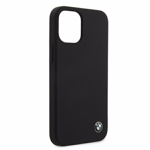 BMW Silikoonist allkirjastatud ümbris iPhone 12 mini jaoks - must