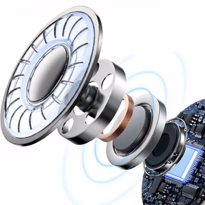 Bluetooth kõrvaklapid Acefast "H2" valged (Bluetooth 5.3 / Active Noise Cancellation)