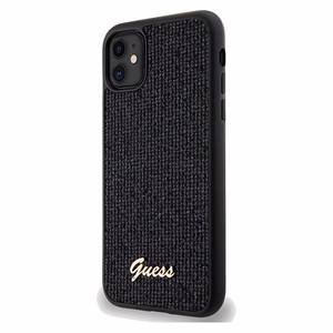 Guess Disco Metal Script ümbris jaoks iPhone 11 / Xr - must