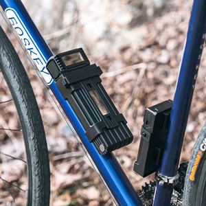 Rockbros LKXR2006 Folding Bike Lock with Key - Black