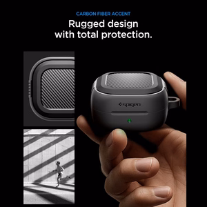 Spigen Rugged Armor ümbris Samsung Galaxy Buds 4 / 4 Pro - Matte must