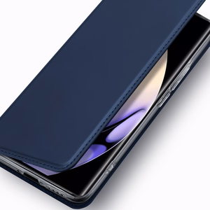 Чехол Dux Ducis Skin Pro для Realme 10 Pro+ книжка-кошелёк с подставкой синий