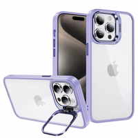 Tel Protect Kickstand Ümbris + camera glass (lens) jaoks Iphone 14 Pro Max light purple
