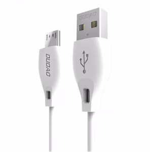 Dudao L4SM USB-A / micro USB kaabel 2A 1m - valge