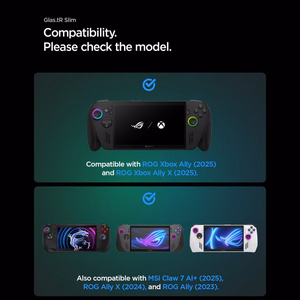Spigen Glas.tR Slim karastatud klaas 2 tk ROG Xbox Ally X (2024/2025) / ROG Xbox Ally (2025) / ROG Ally (2023) / MSI Claw 7 AI+ jaoks