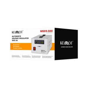 Automaatne pingestabilisaator KEMOT MSER-500 (500 VA, servomootor)