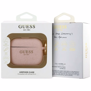 Guess Silikoon Glitter Ring Ümbris for AirPods Pro 3 - roosa