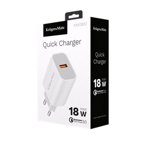 Kruger&Matz Quick Charge funktsiooniga võrgulaadija