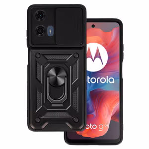 Slide Camera Armor Ümbris jaoks Motorola Moto G24 Must