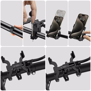 Tech-Protect V3 Bike Phone Hoidja jaoks Handlebars - must