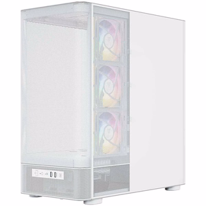 MODECOM Volcano Volcano AQ400 ARGB Midi valge