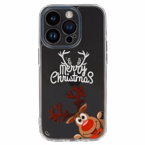 TEL PROTECT Christmas Ümbris jaoks Iphone 13 Pro Max Design 1 Clear