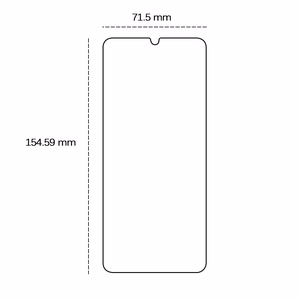 Karastatud klaas 2,5D jaoks Samsung Galaxy A25 5G