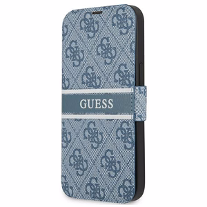 Guess GUBKP13S4GDBL iPhone 13 mini 5.4" sinine/sinine raamat 4G Stripe
