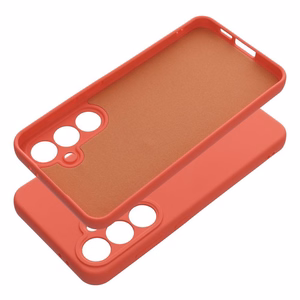 SILICONE case jaoks SAMSUNG S24 FE peach