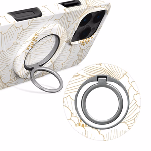 MIO White Roses Magsafe Ümbris rõngashoidjaga