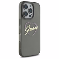 Guess IML Heart Ümbris jaoks iPhone 16 Pro Max - must