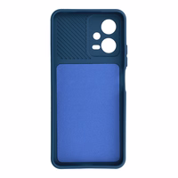 Camshield Soft jaoks Xiaomi Redmi Note 12 5G/Poco X5 Tumesinine