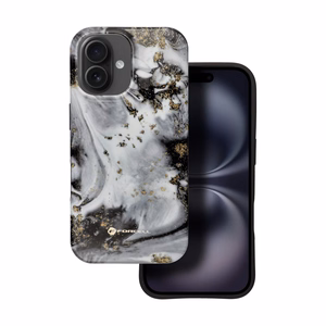 Ümbris jaoks iPhone 16 PLUS Forcell F-Protect Mirage compatible with Magsafe Military Drop-Test hõbedane fog