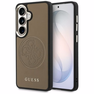 Guess ümbris Perforated Logo MagSafe Samsung Galaxy S26 pruun