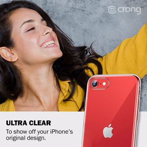 Crong Crystal Slim ümbris seadmele iPhone SE (2020) / 8 / 7, läbipaistev