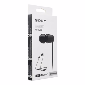 Juhtmevabad kõrvaklapid SONY WI-C200, mustad