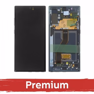 LCD Ekraan ühilduv Samsung N975 Note 10 Plus raamiga / Aura Black / OEM