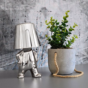 Night lamp hõbedane Man disain F