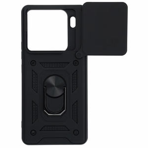 Slide Camera Armor Ümbris jaoks Xiaomi 15 Pro 5G Must
