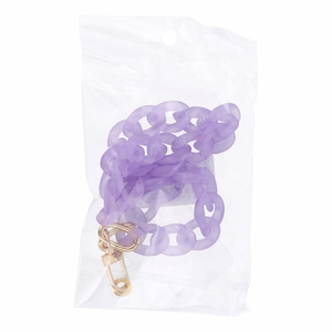 PANAMA Phone lanyard, Phone pendant / cord length 40cm (20cm in the loop) / on wrist - lilla
