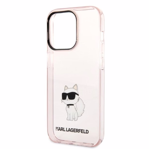 Karl Lagerfeld KLHCP14LHNCHTCP iPhone 14 Pro 6.1" roosa/roosa hardcase Ikonik Choupette