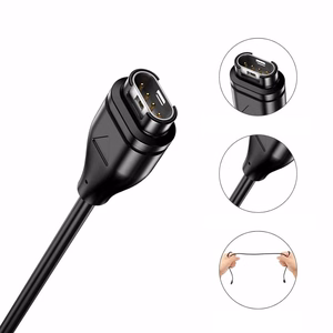 Tech-Protect MC04 UltraBoost USB-C laadimiskaabel Garmin-kellale 1 m, must