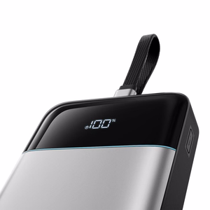 Cuktech LPB252N 120W 25000mAh akupank sisseehitatud USB-C-kaabliga – värv: hall