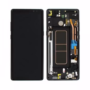 LCD ekraan ühilduv Samsung N950 Note 8 raamiga / Midnight Black / HQ