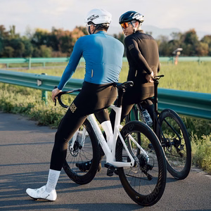 Rockbros YDCK012-1 Long Fleece Bib Tights with Pad Size M - Black