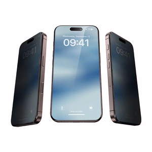 Закалённое стекло Benks Air Shield Privacy TF67 для iPhone 17 16 Pro чёрное - 10 штук