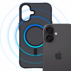 3mk Smoke MagCase with MagSafe jaoks iPhone 16 Plus - semi-läbipaistev