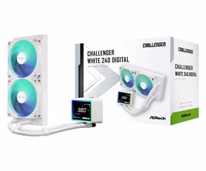Chłodzenie ASRock Challenger valge 240 Digital